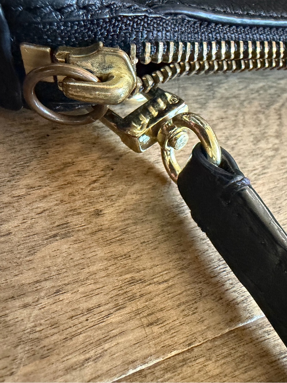 Tory Burch Black Leather Crossbody with Gold Hardware - Picture 3 of 6